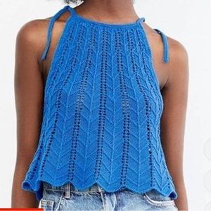 Zara blue knit tank!